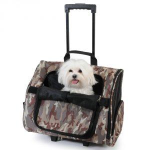 sac de transport à roulettes pour chien